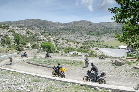 Travelers smiling during a guided route